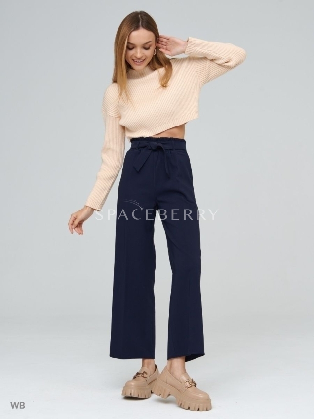 Женские широкие брюки, штаны классика